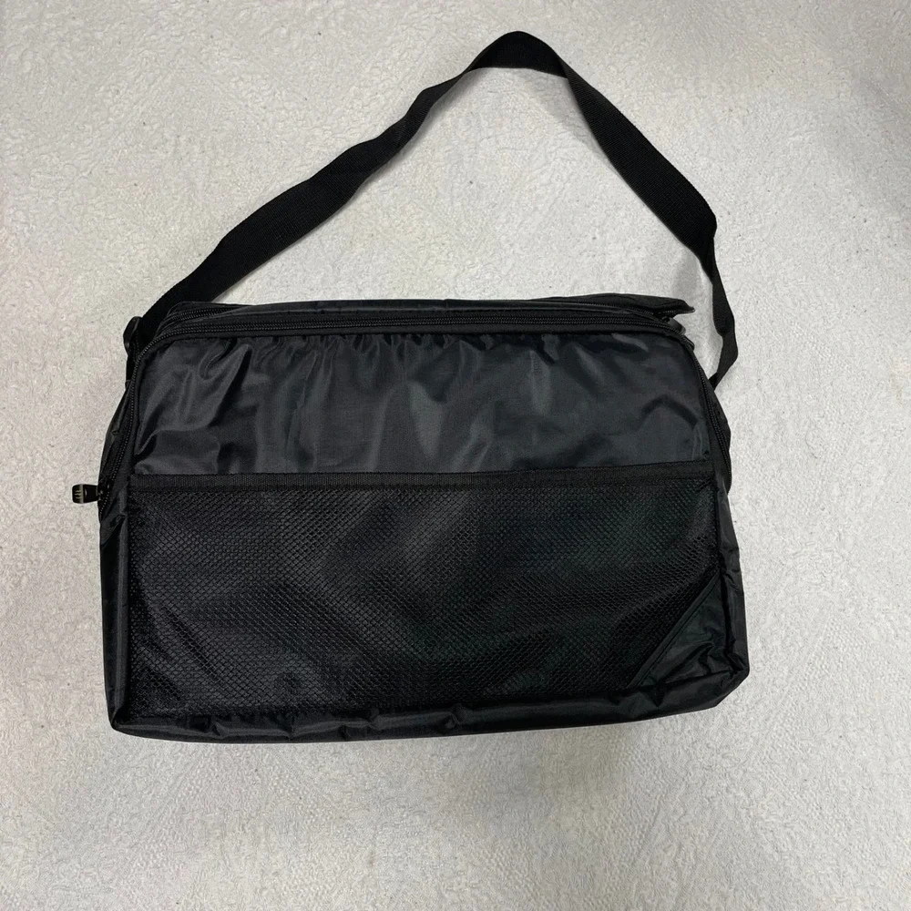 Monster Energy Insulated Cooler Bag Black Green Claw Logo Shoulder Strap 16x10x6